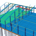 Nieuwbouw VZV 3D Tekla model